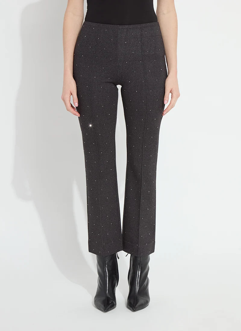 Pull On Embellished Ankle Pant