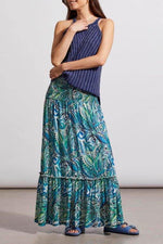 Front image of Tribal 2-way printed skirt dress. 