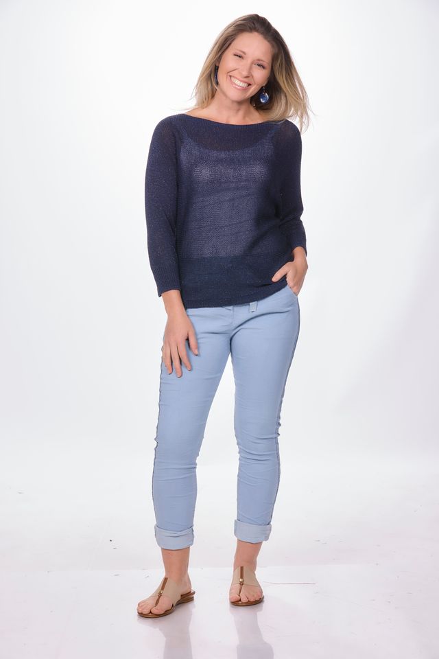 Sweater with Back Bow