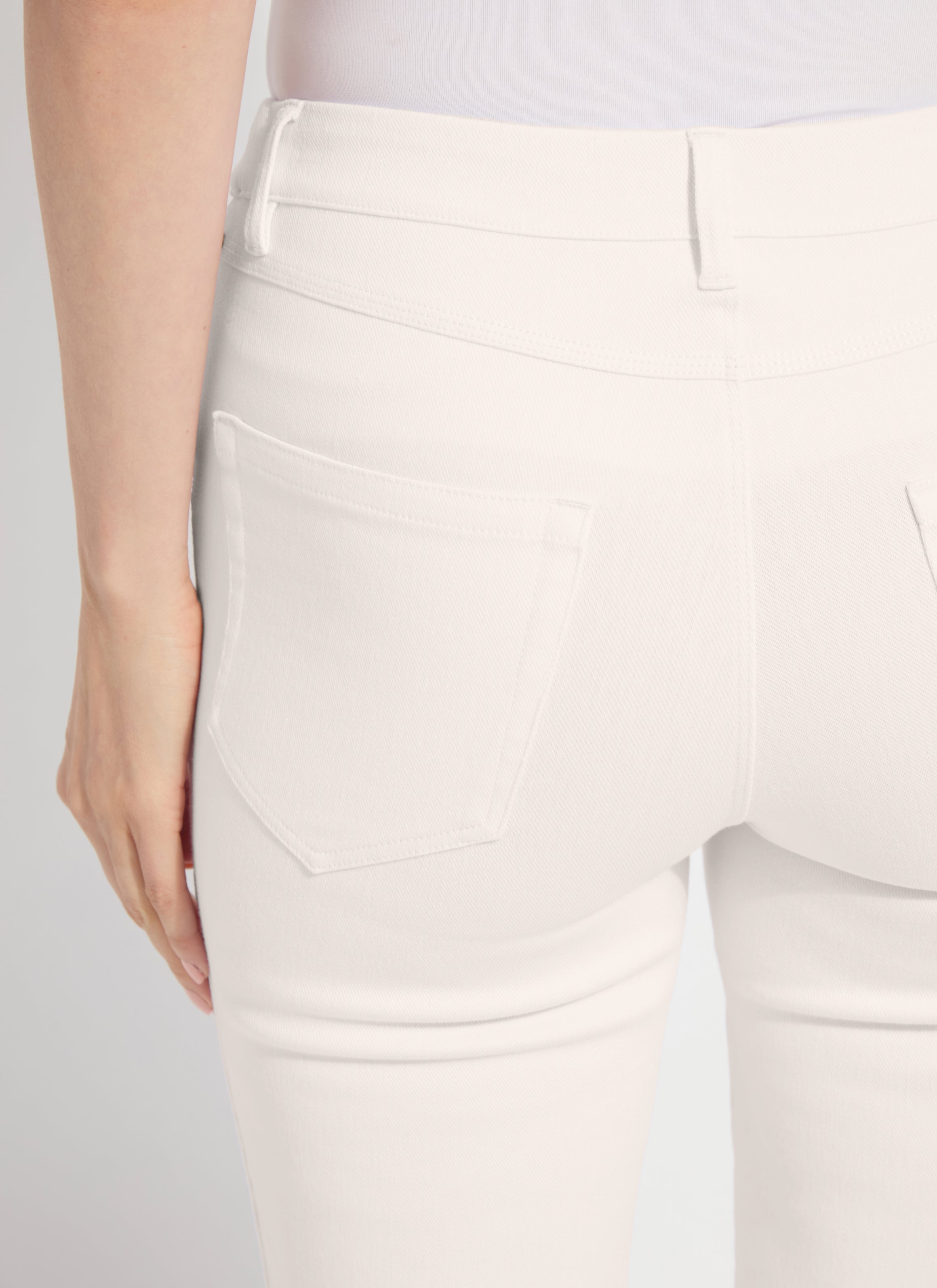 Billie Eyelet Straight Denim (26" Inseam)