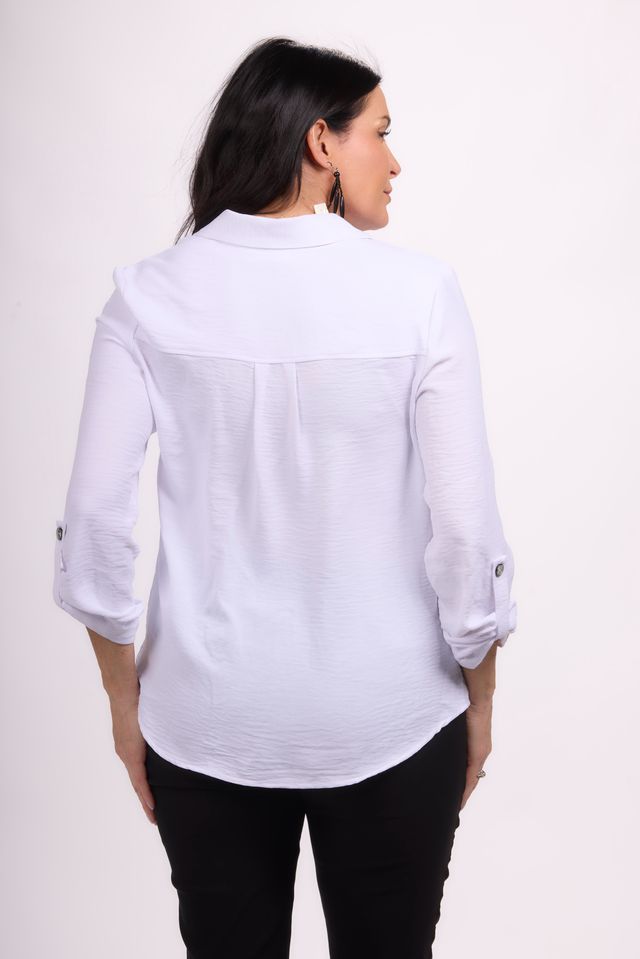 Long Sleeve Button Up Airflow Top