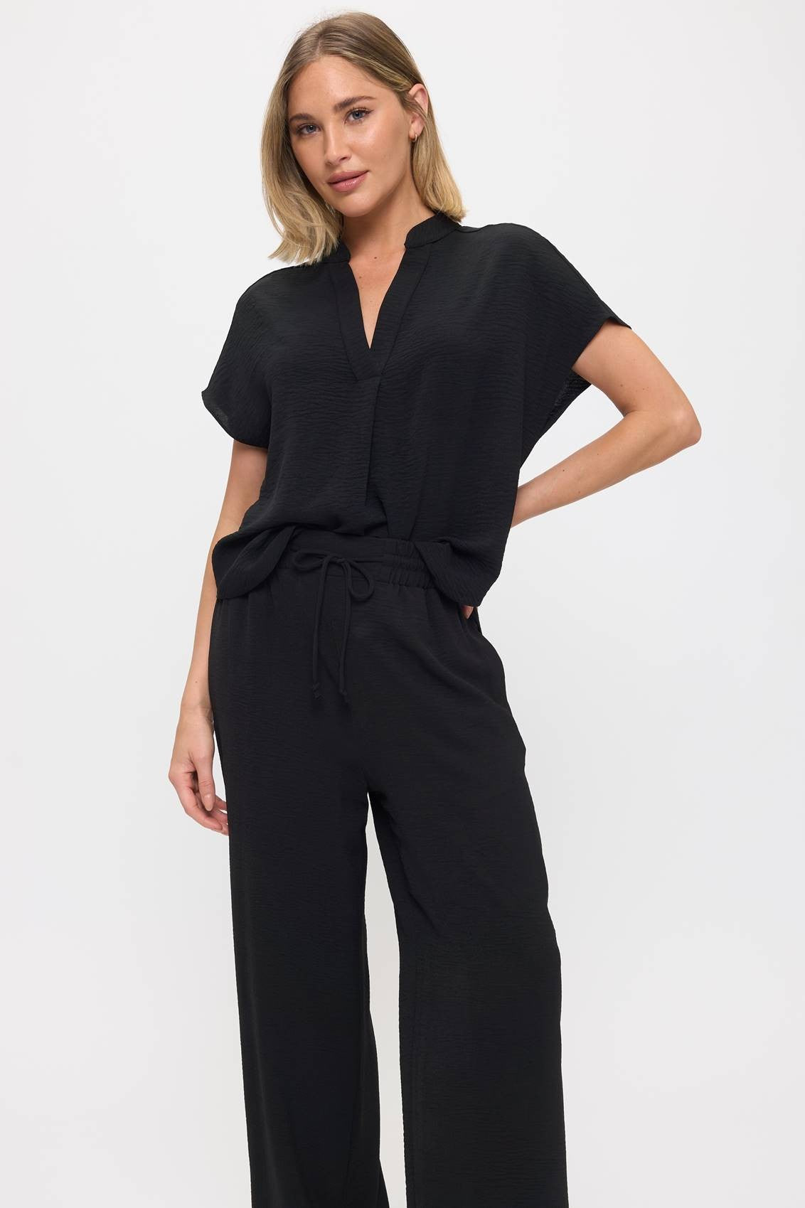 Cap Sleeve Air Flow Top
