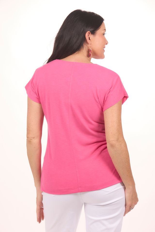 Cap Sleeve Cowl Neck Top