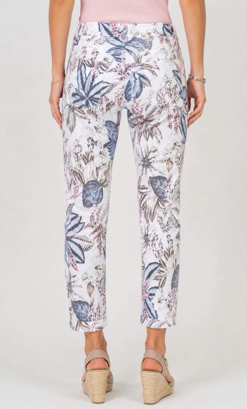 Pull On Floral Print Jegging