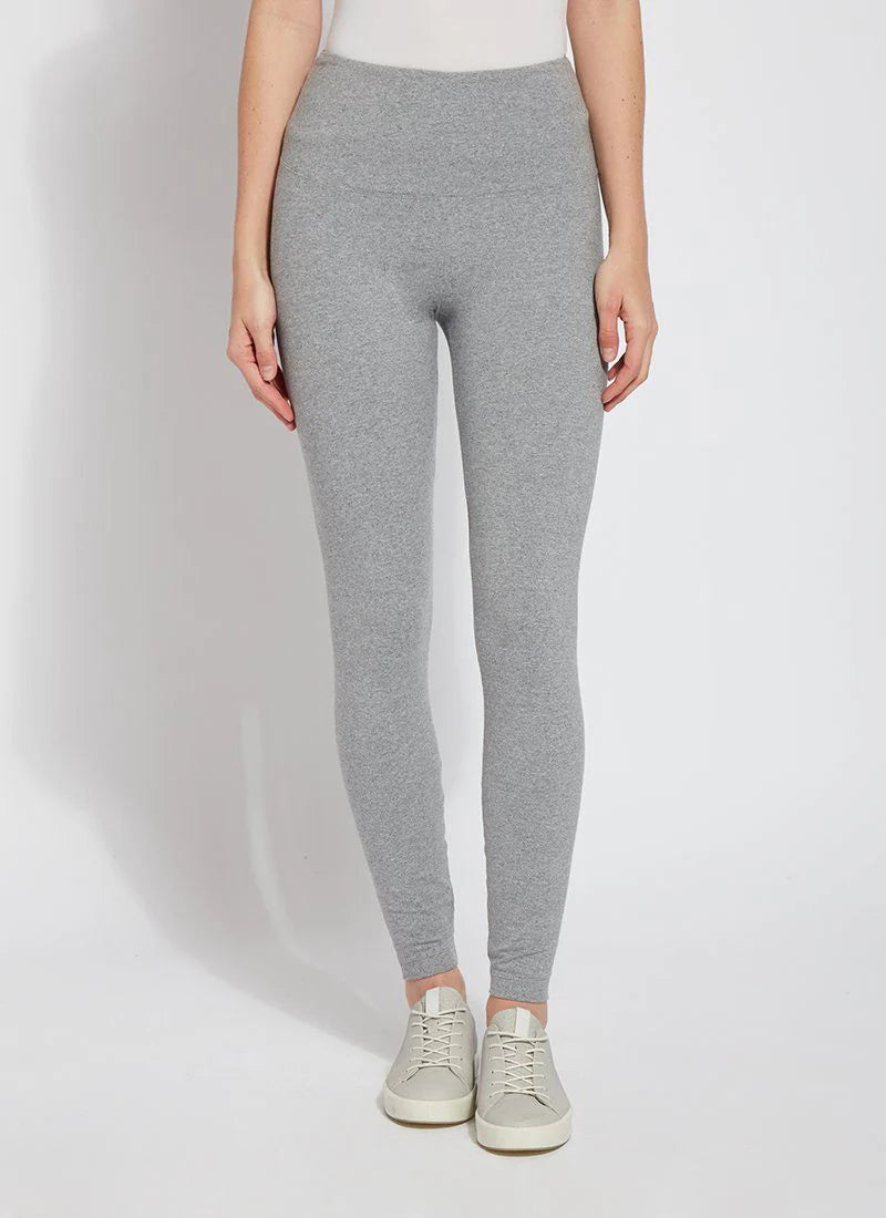 Front image of Lysse pull on grey leggings.