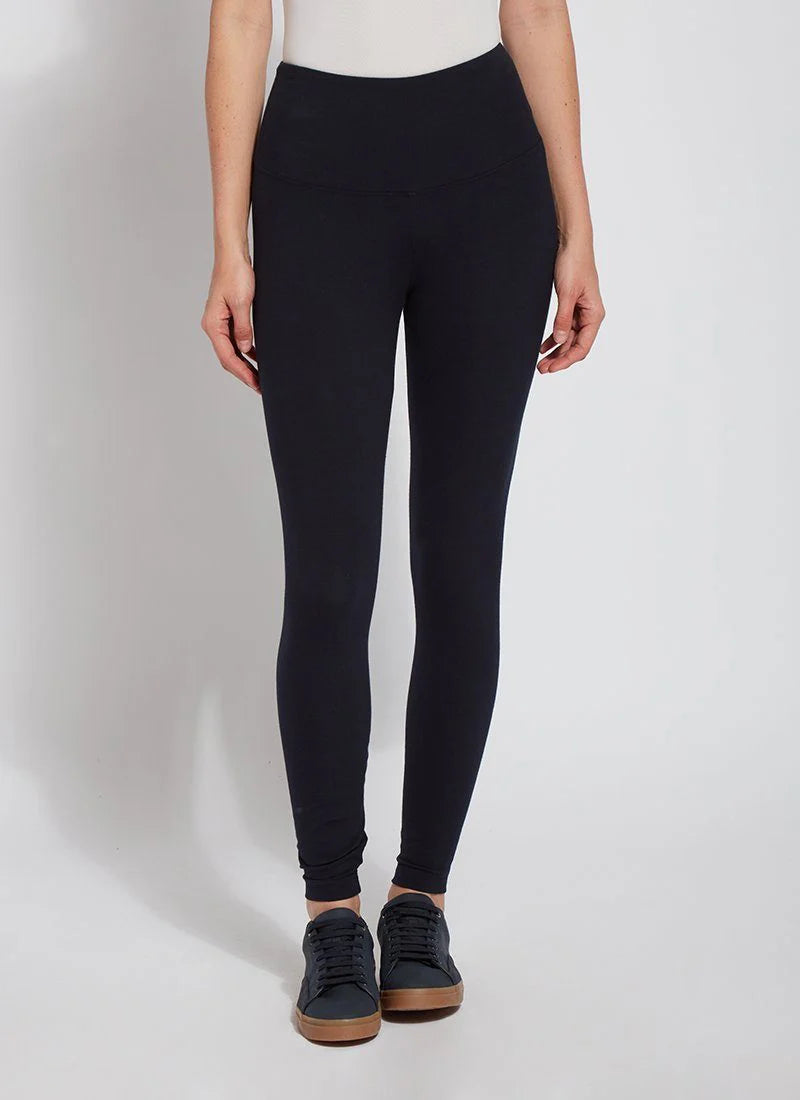 Front image of Lysse pull on cotton leggings.