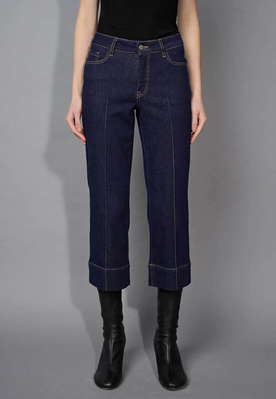 Wide Leg 25" Cropped Jean
