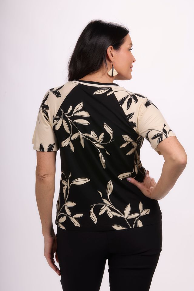 Flutter Sleeve Crew Neck