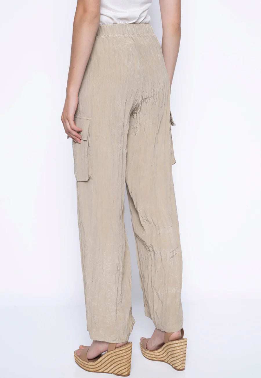 Wide-Leg Cargo Pants