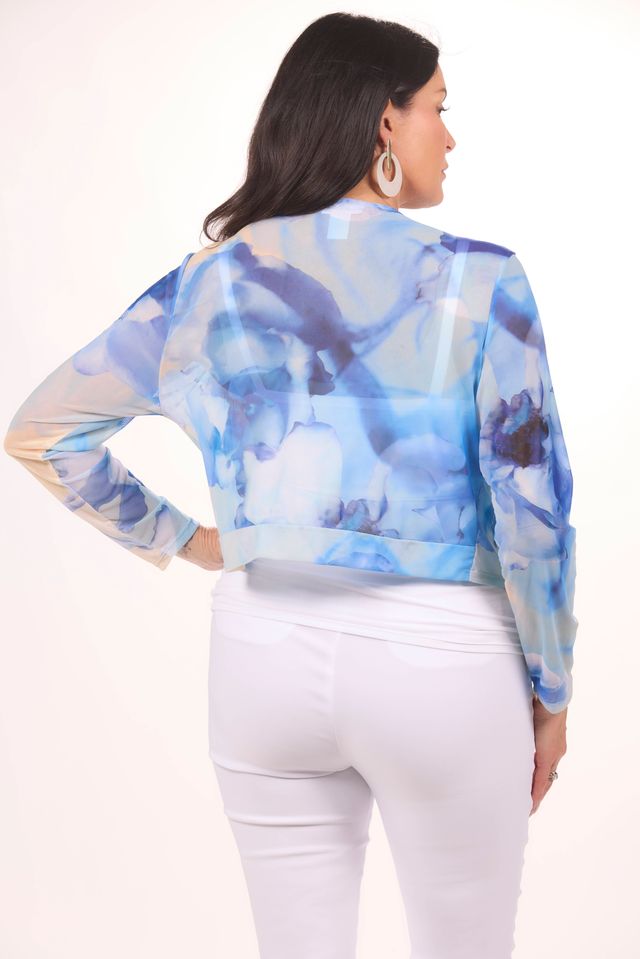 Long Sleeve Mesh Cardi