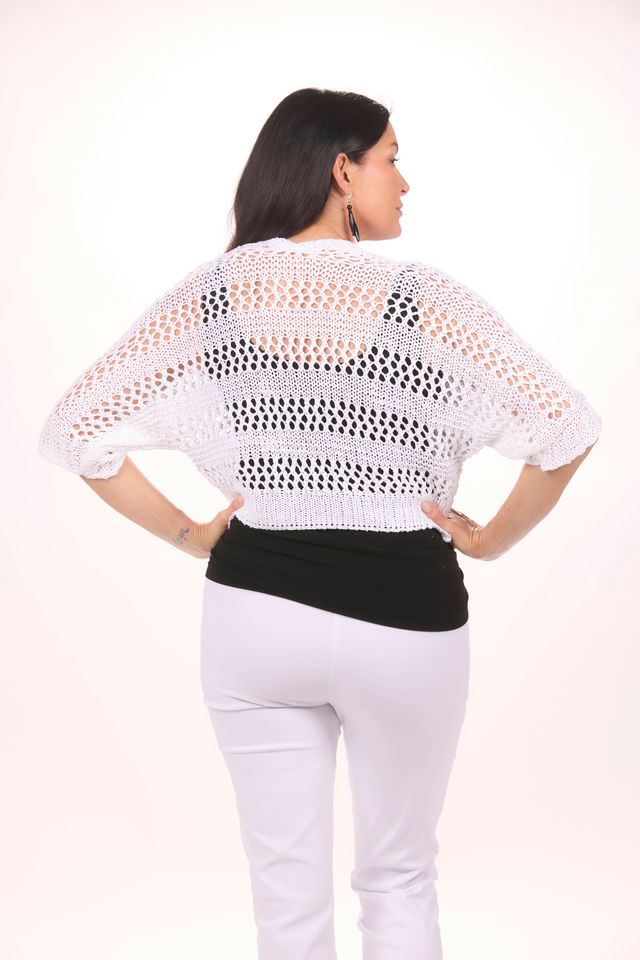 1/2 Sleeve Knitted Cardigan
