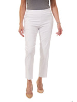 Pull on Krazy Larry white pants. Ankle Pants in white. 