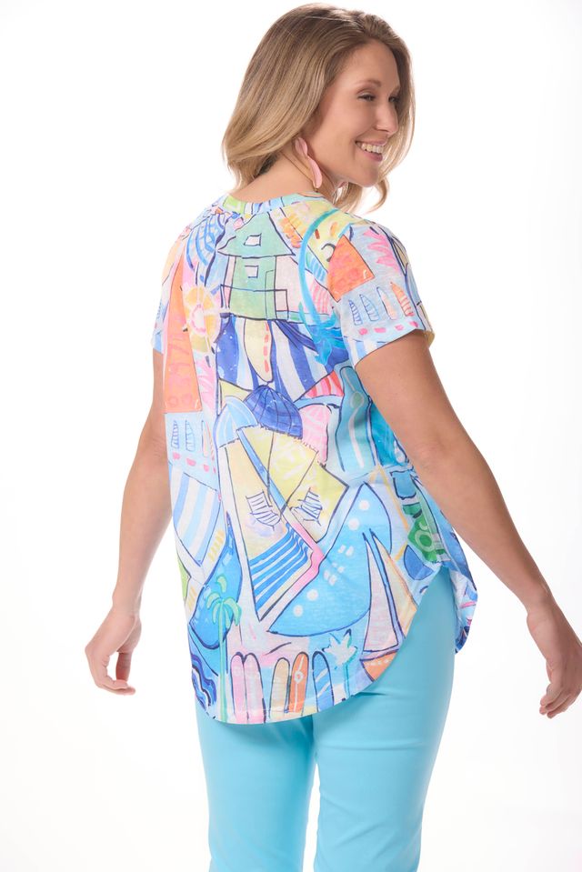 Short Sleeve Print Top