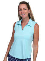 Clare Solid Johny Collar Top