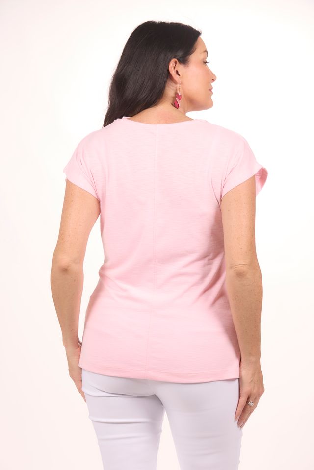 Cap Sleeve Cowl Neck Top