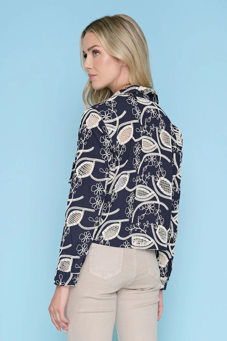Zip Front Cropped Jacket