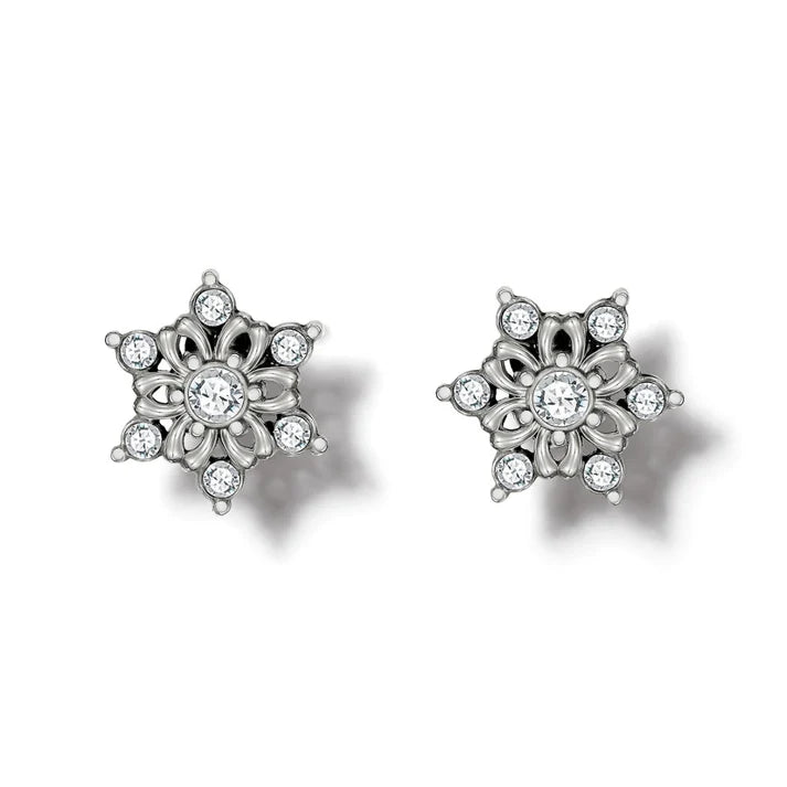 Front image of arctica mini post earrings by Brighton. 