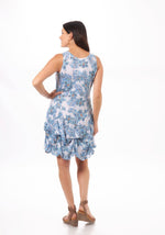 Back image of Shana bubble printed dress. 