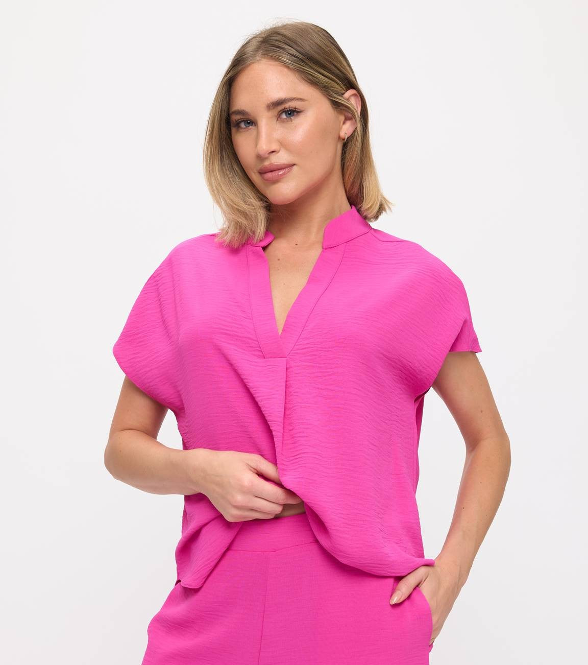 Cap Sleeve Air Flow Top