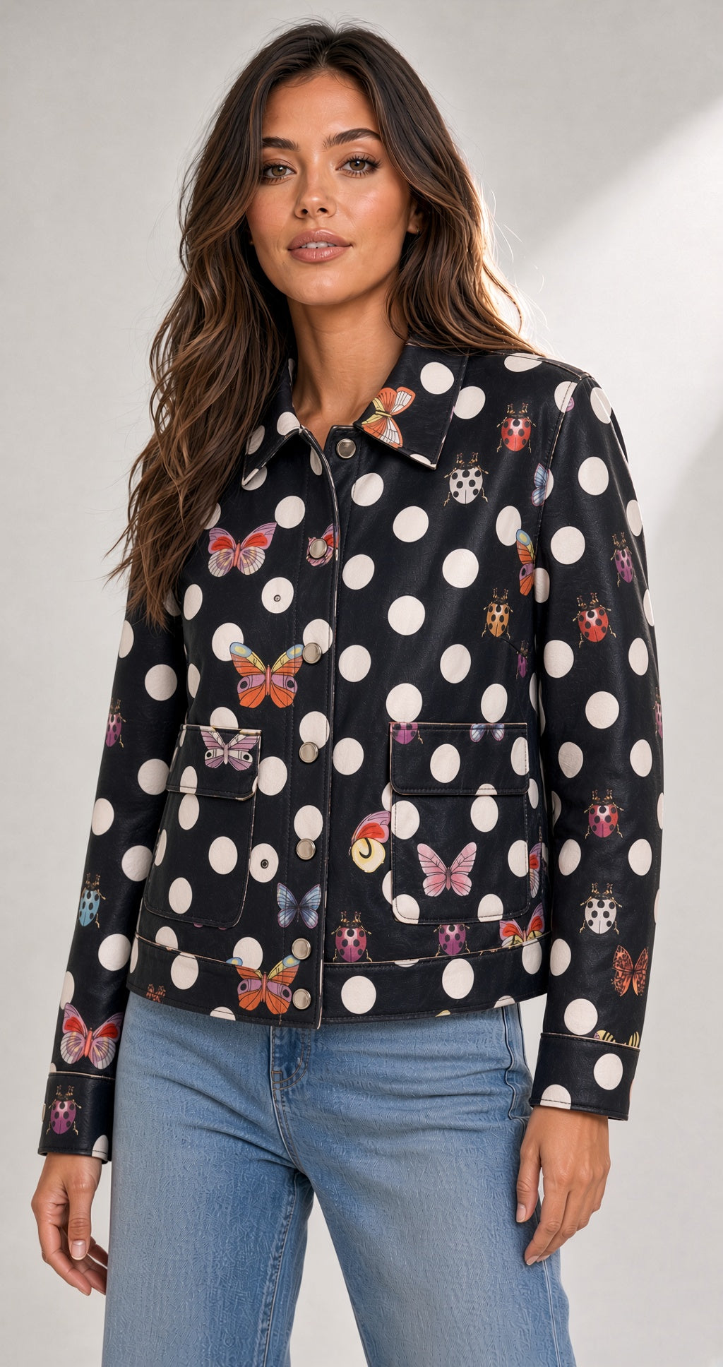 Long Sleeve Print Jacket