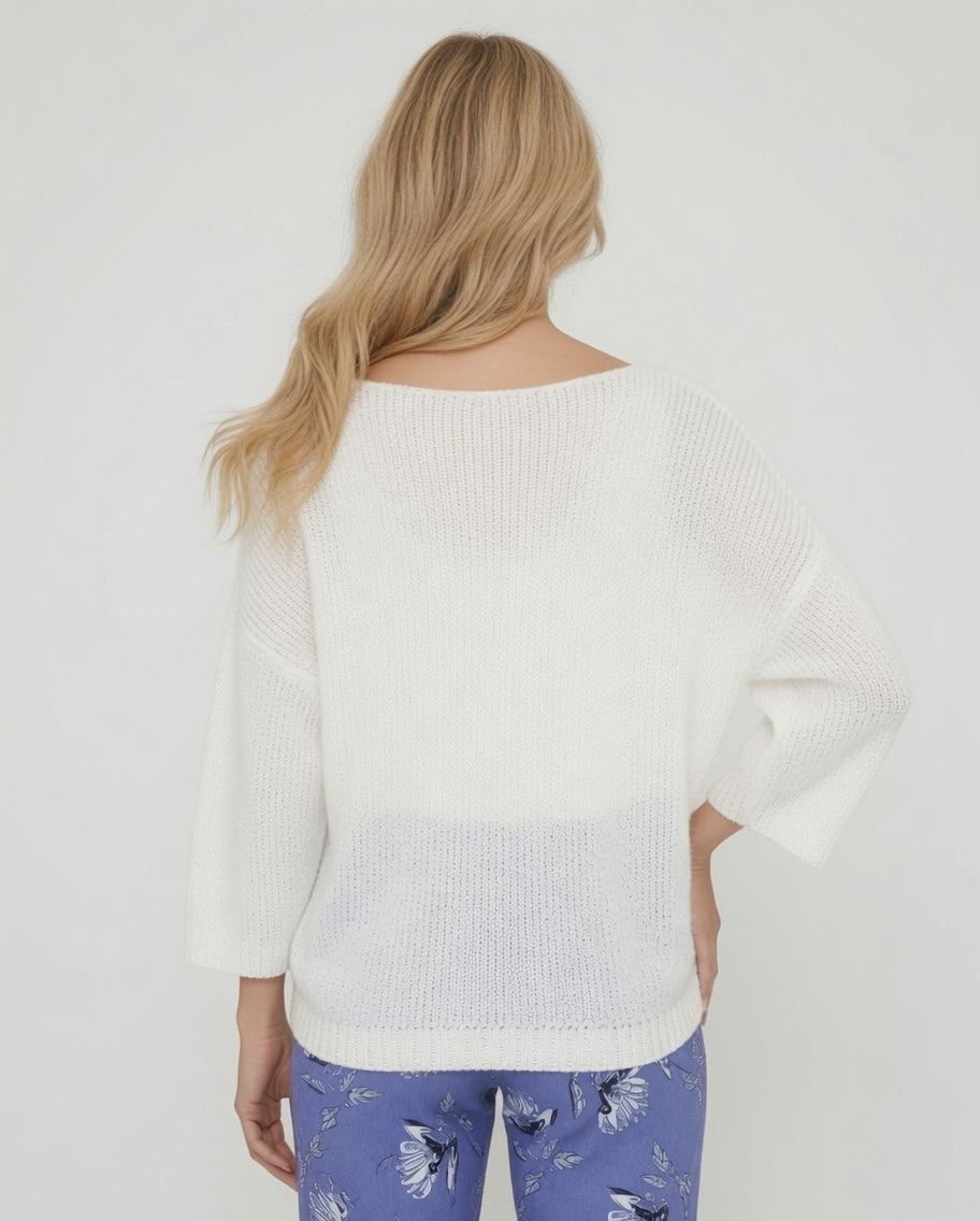 3/4 Sleeve Soft Sweater