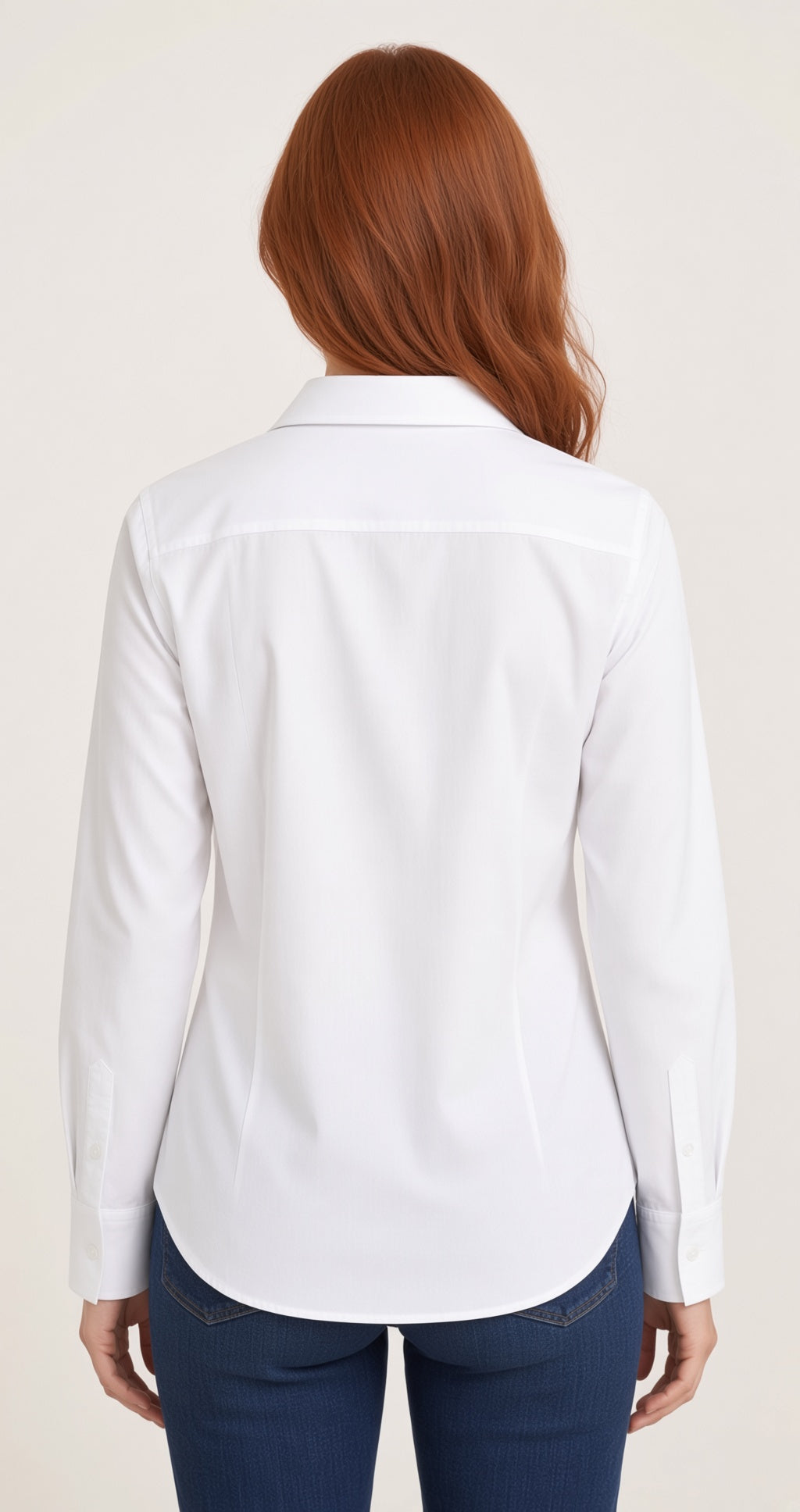 Long Sleeve Knit Mix Shirt
