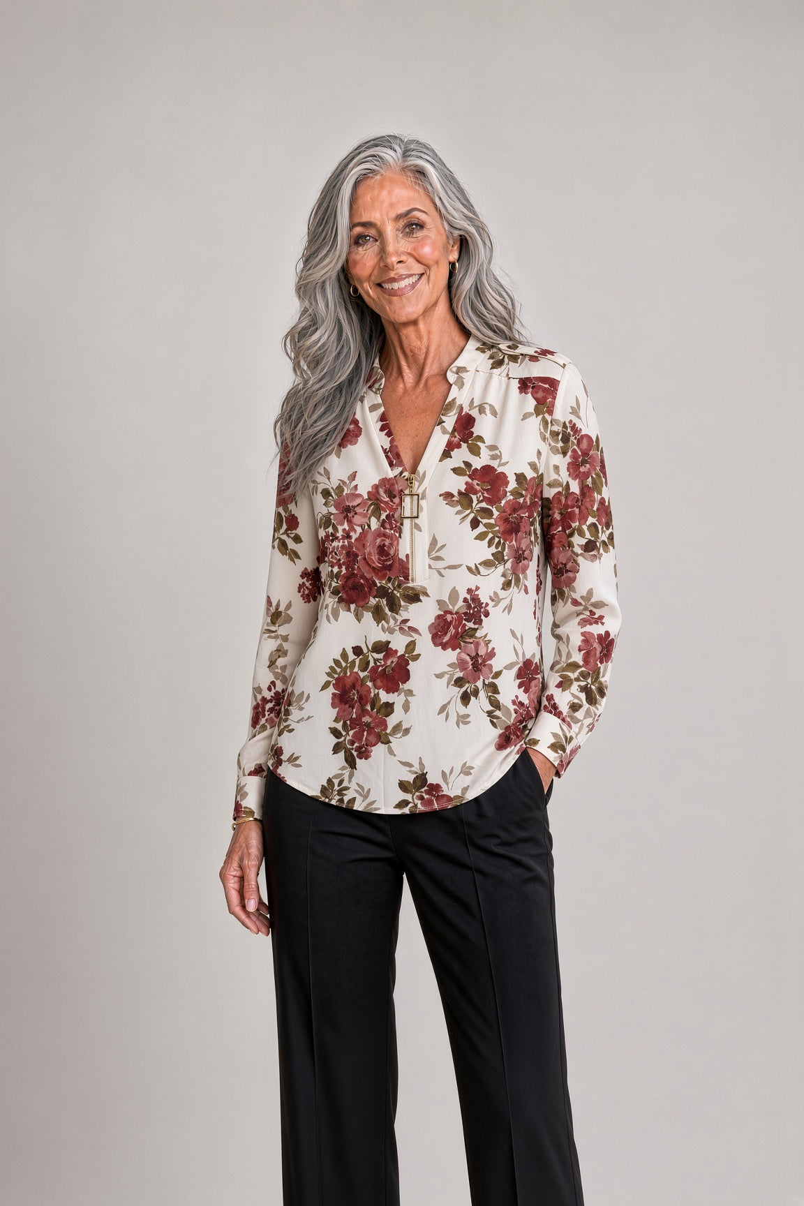 3/4 Sleeve Knit Top