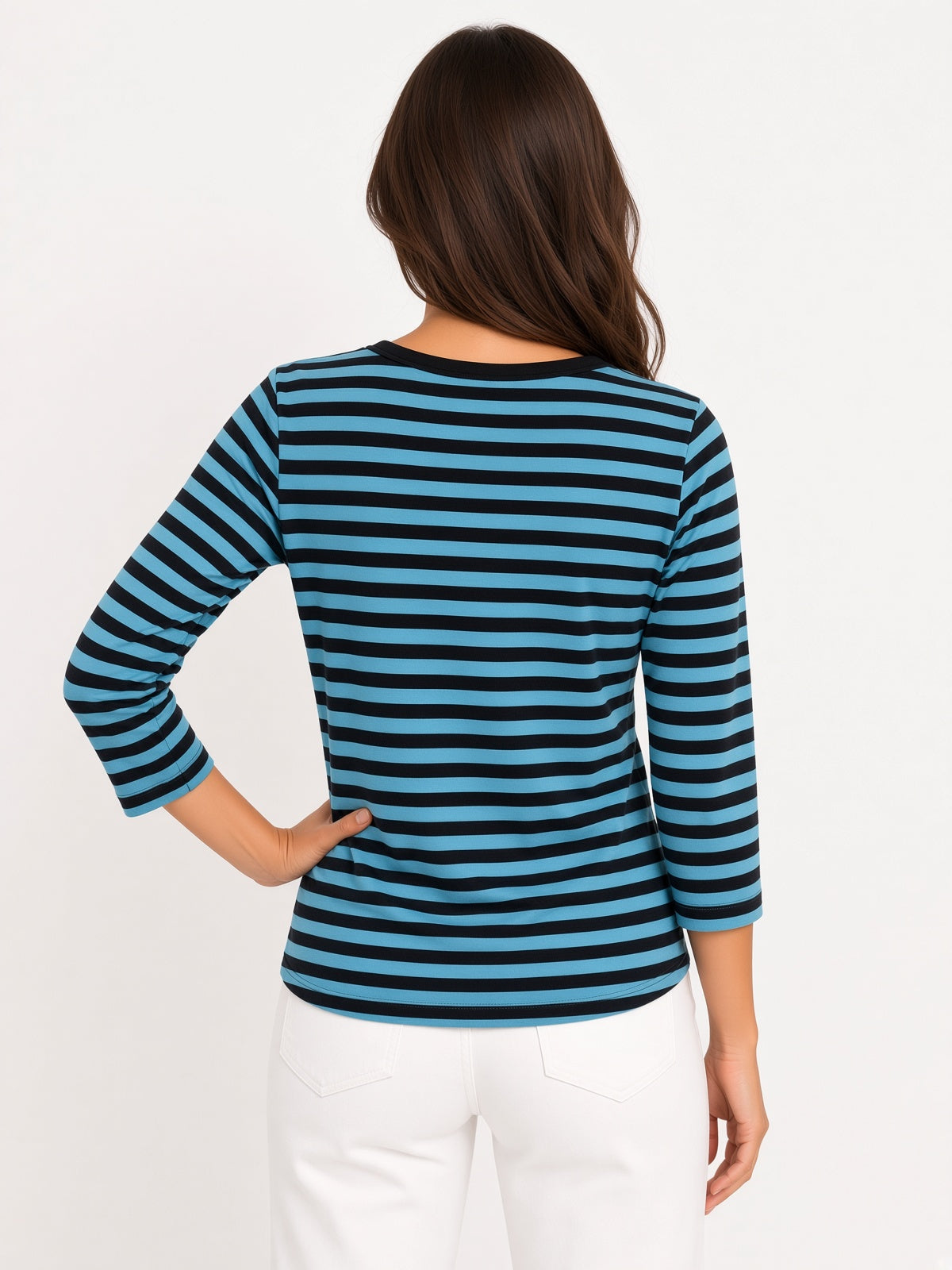 Stripe Boatneck Top