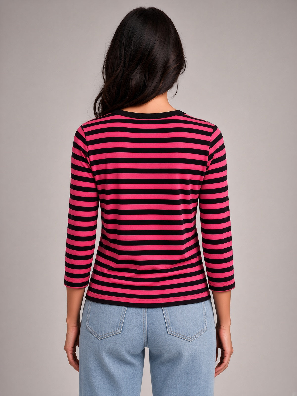 Stripe Boatneck Top