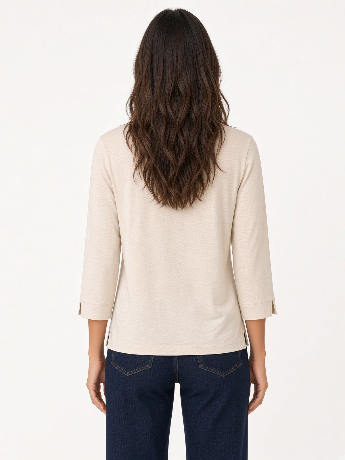 3/4 Boatneck Seam Tee