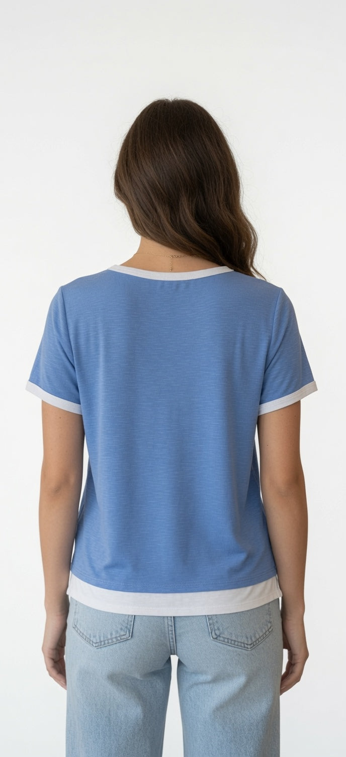 Short Sleeve Layer Tee