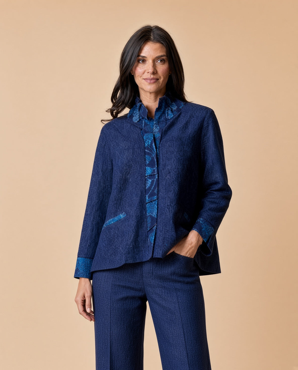 Long Sleeve Luna Leaves Jacket