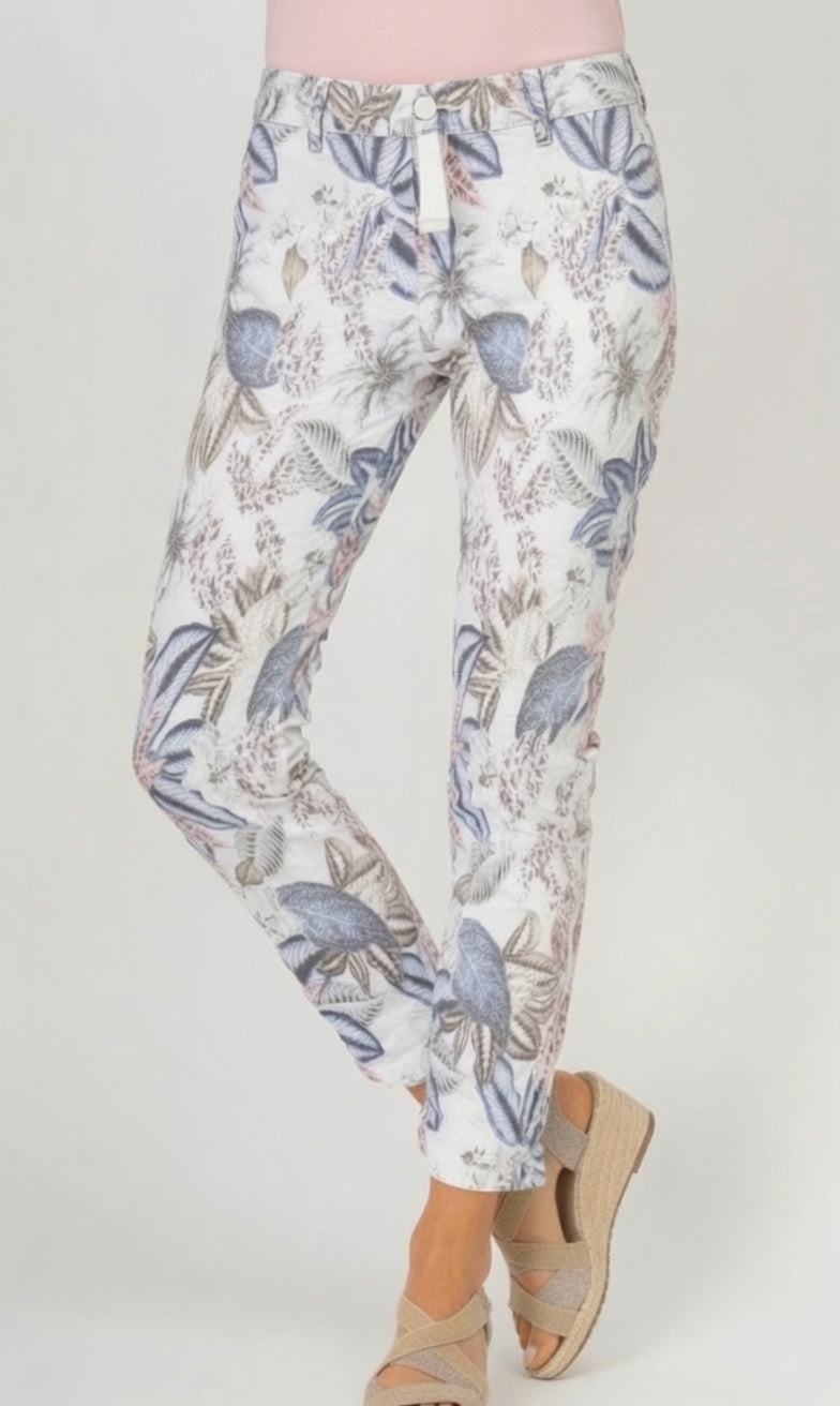 Pull On Floral Print Jegging
