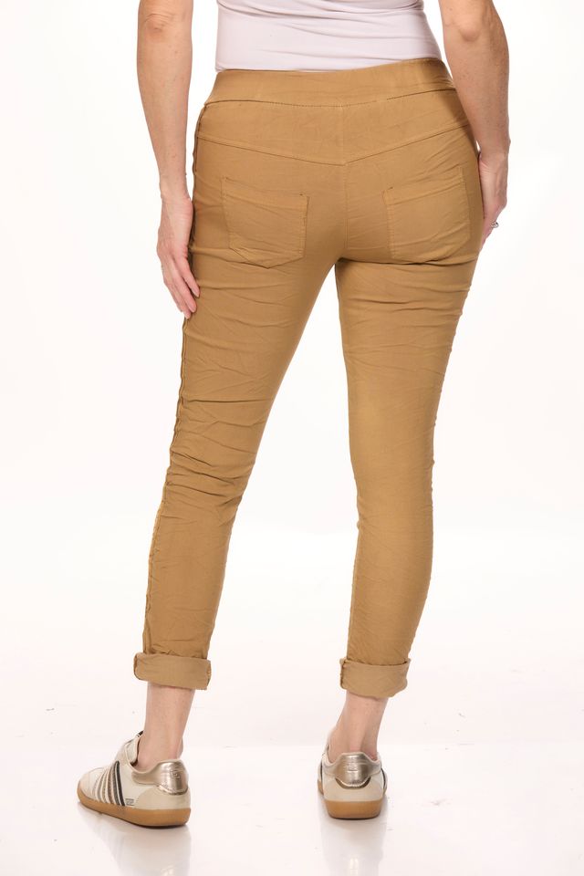 Pull on Side Ribbon Jeggings