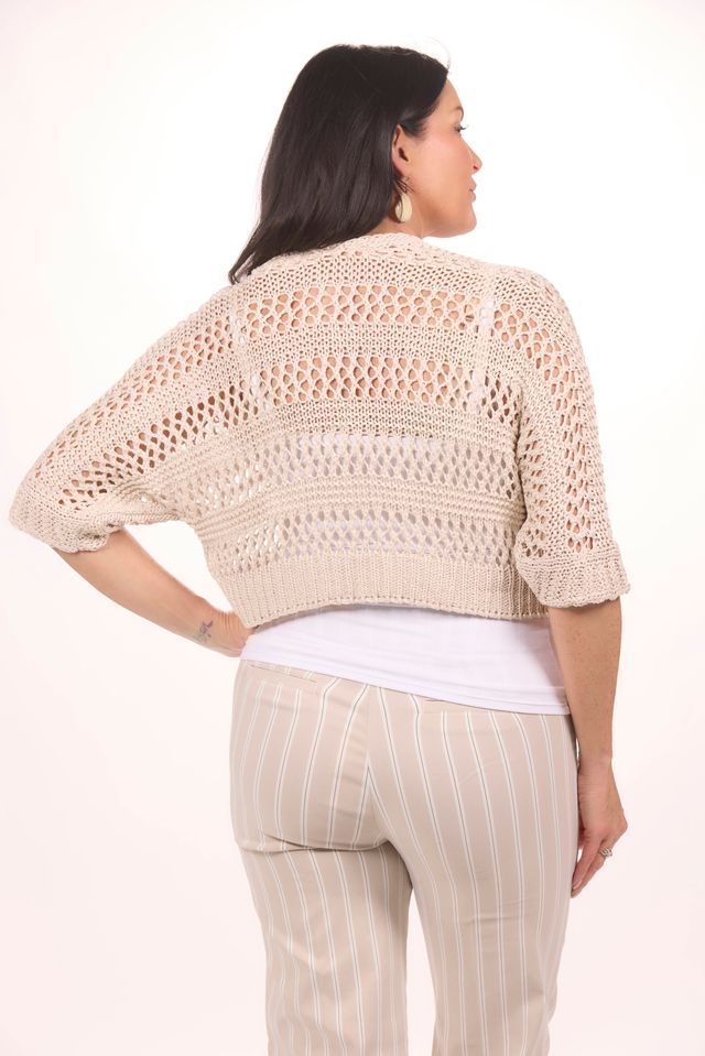 1/2 Sleeve Knitted Cardigan