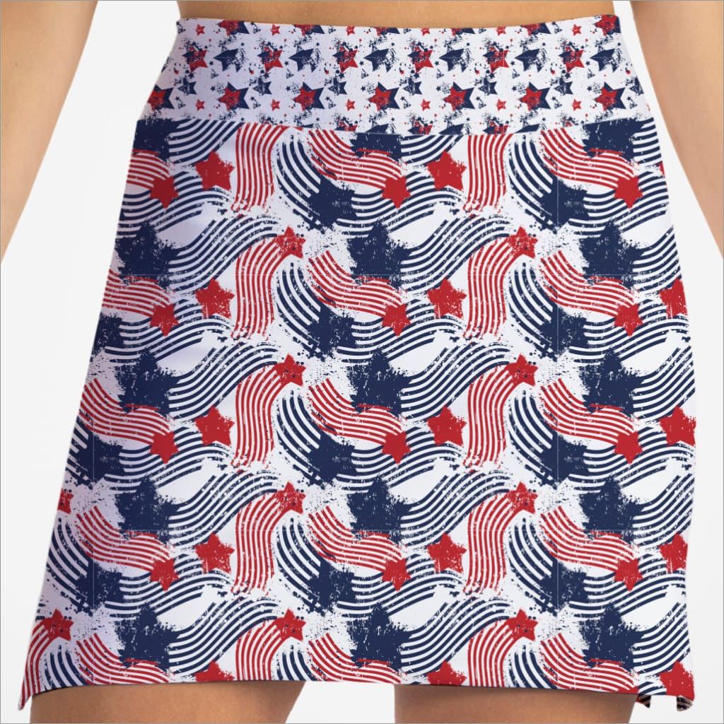 STAR SPANGLED PATTERN SKORT - Skort Obsession