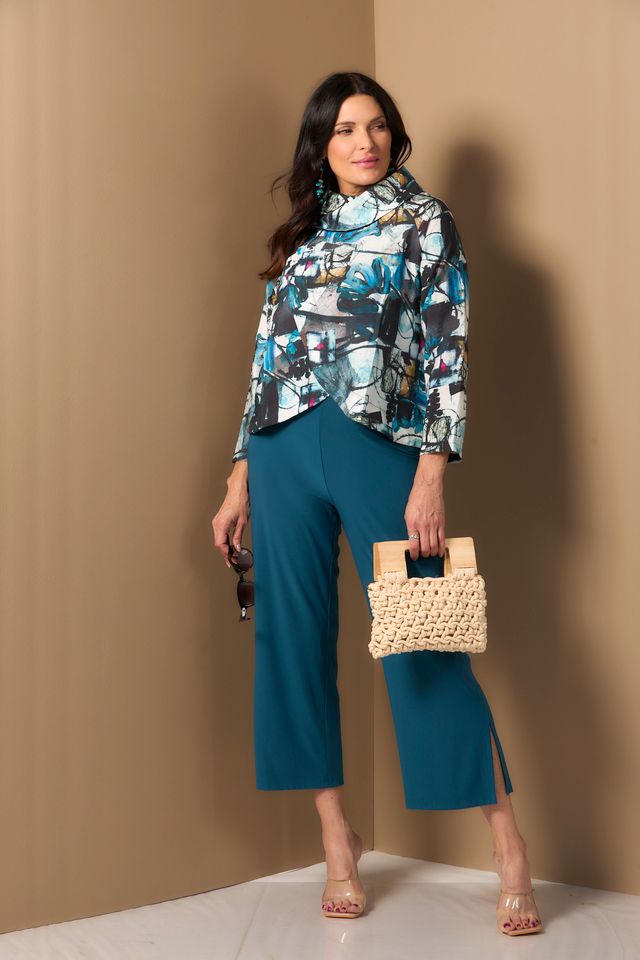 Short Printed Crushed Jacket