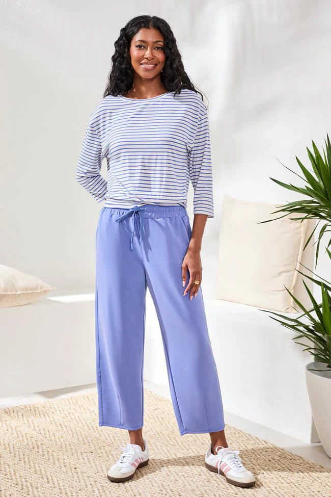 3/4 Sleeve Boatneck Knot Top