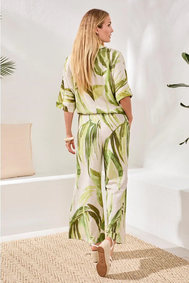 Pull On Flowy Linen Pants