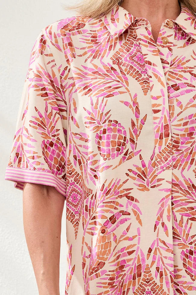 1/2 Sleeve Print Dress