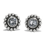 Front image of Twinkle Mini Post Earrings. Brighton silver earrings. 