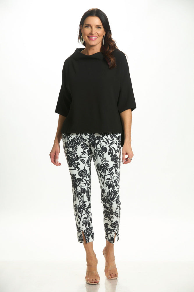 Front image of Up! front slit ankle pant. 