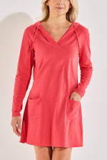 Catalina Beach Cover-Up Dress made by Coolibar. UPF 50+ ZnO fabric.  