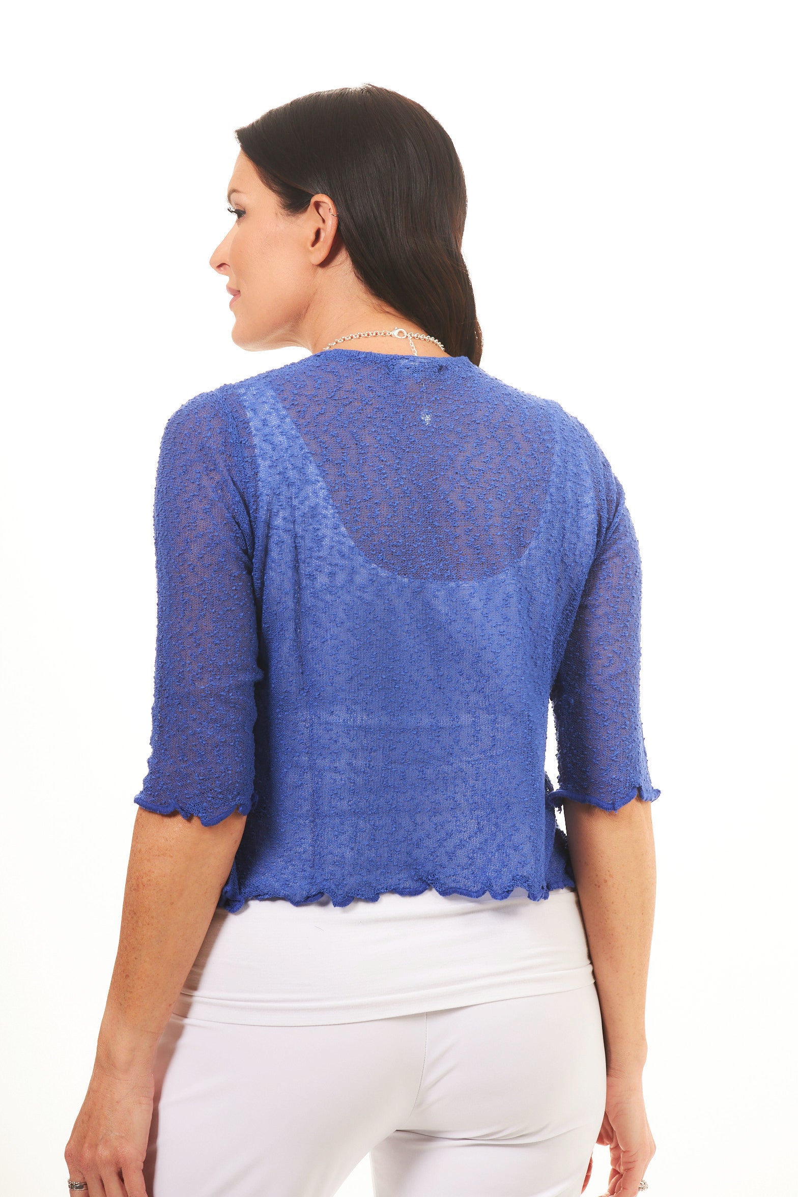 3/4 Sleeve Knit Shrug