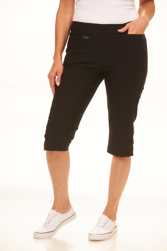 Womens Stretch Denim Twill Pedal Pusher Shorts NEW Plus Size 14 16 18 20 22  | eBay