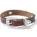 Back image of Harmony Bandit Bracelet in brown. Brighton bracelet. 