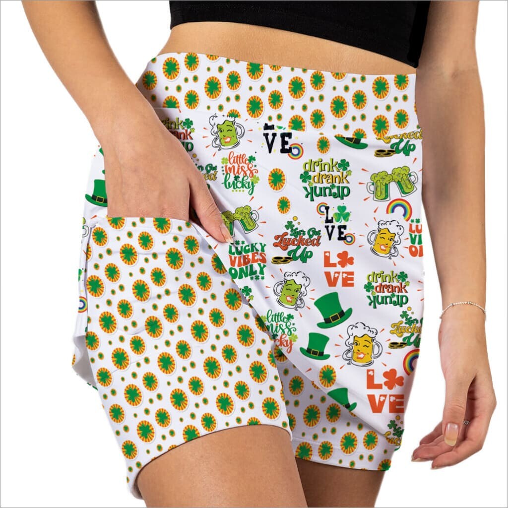 Lucky Lassie St. Patrick's Day Cute Skort