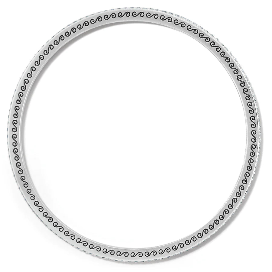 Brighton thin meridian bangle. Top image of Brighton bracelet. 