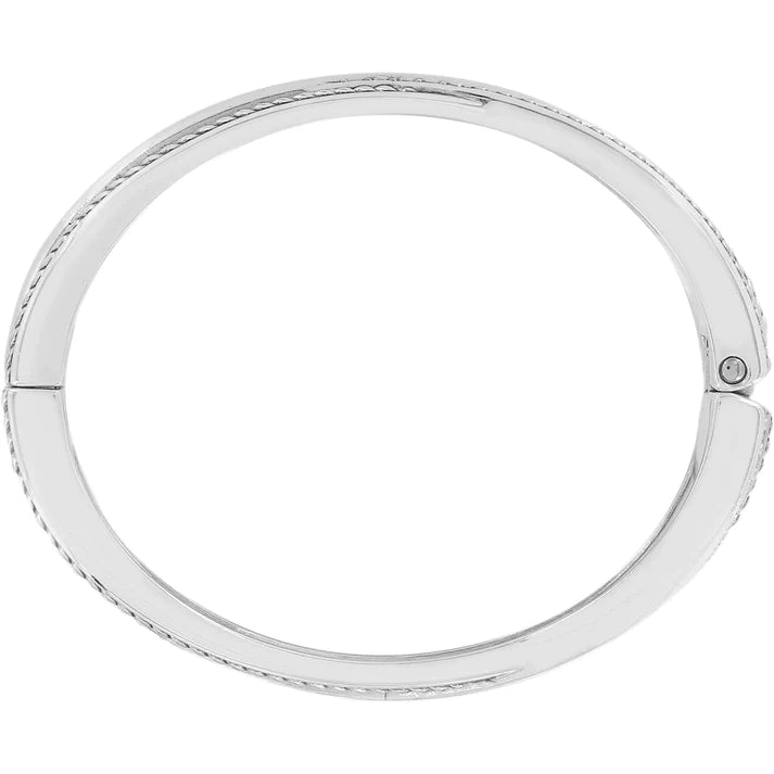 Front image of Brighton's neptune's ring narrow hinged bangle. Brighton bracelet. 