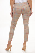 image of annelise plaid legging back view